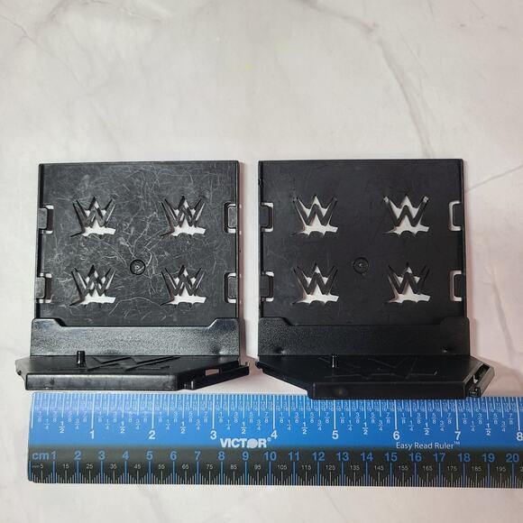 WWF Action Figure Display Base Stands with Pegs Jakks Pacific Mattel - Picture 8 of 14